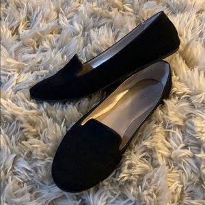 Kiley Loafers by Abound, black flats, size 8